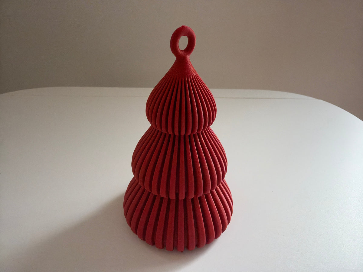 3D-printet julepynt til juletræet i moderne design