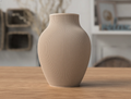 🏺 Moderne 3D-printet vase – Japandi-design