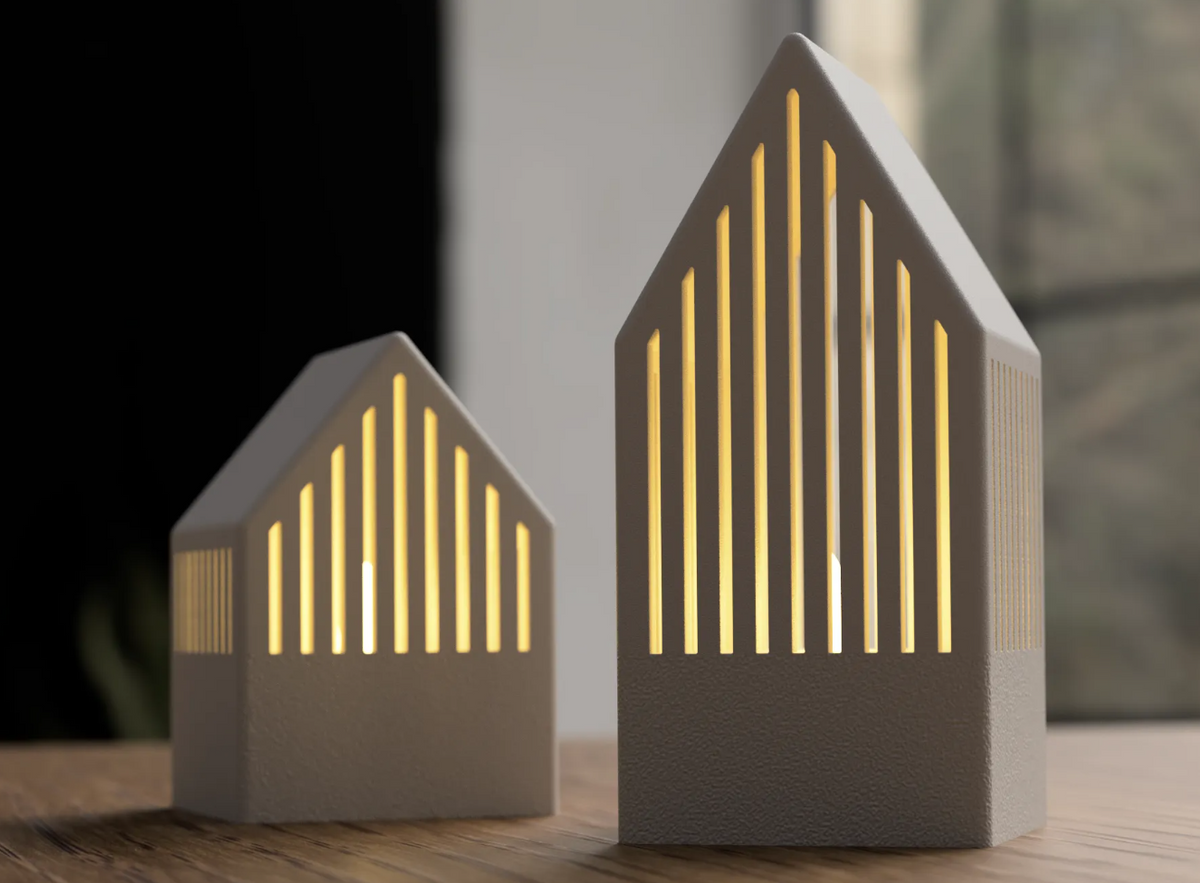 🏠✨ Japandi Julehus – hyggelig LED-lys