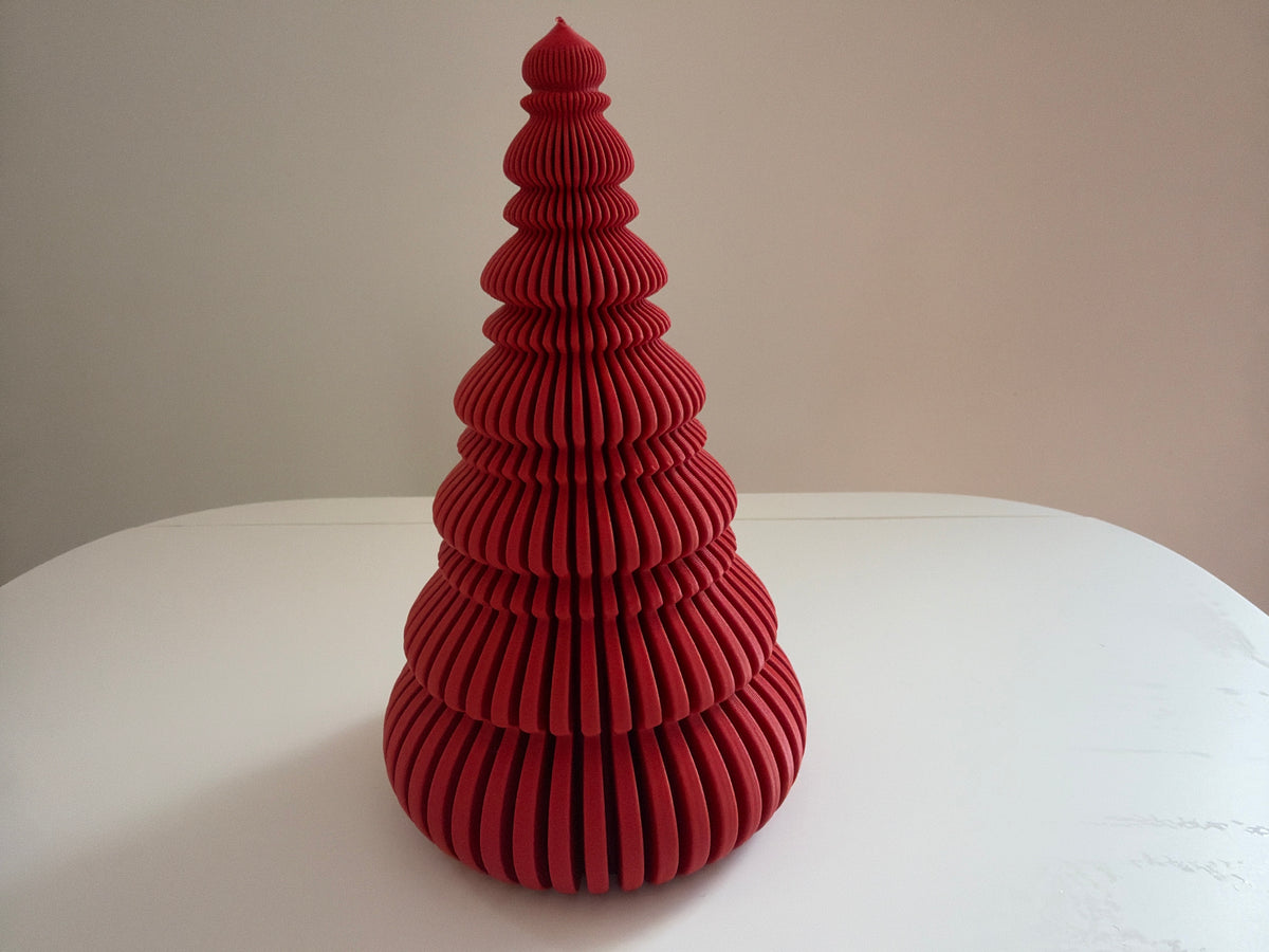 3D-printet juletræ i moderne nordisk design