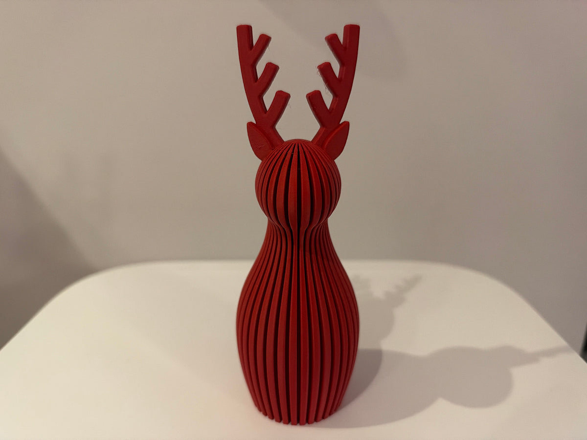 3D-printet rensdyr i stort Japandi-design