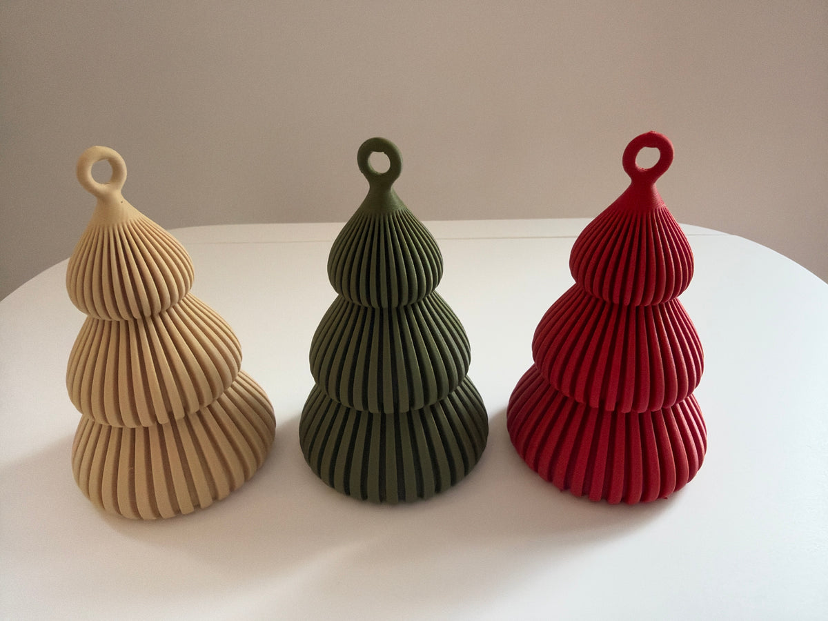 3D-printet juletræspynt på 8 cm fra Høyberg 3D Design