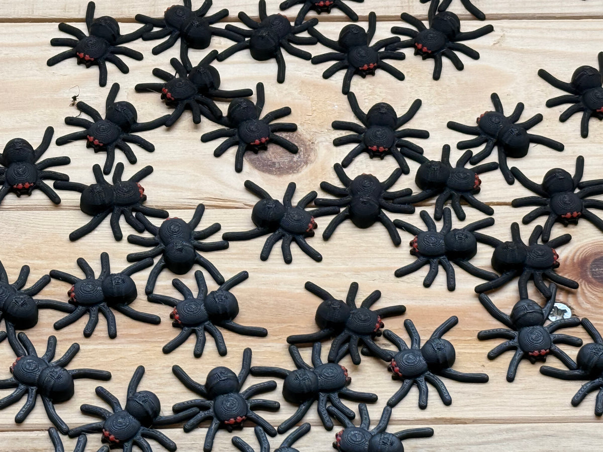 🕷️ Søde små edderkopper – perfekt til Halloween 🕷️