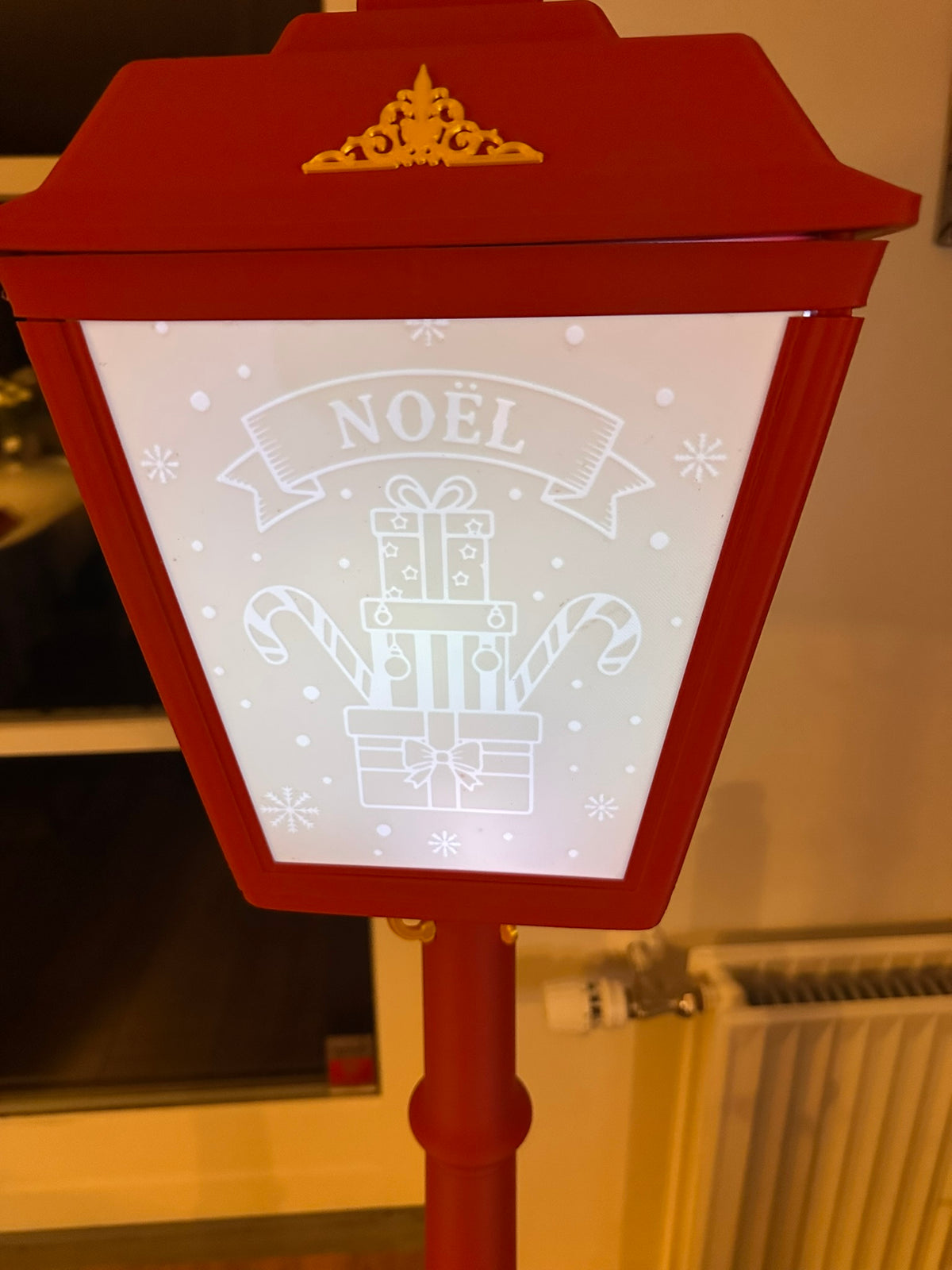 🎄 Stor 3D-printet julelanterne