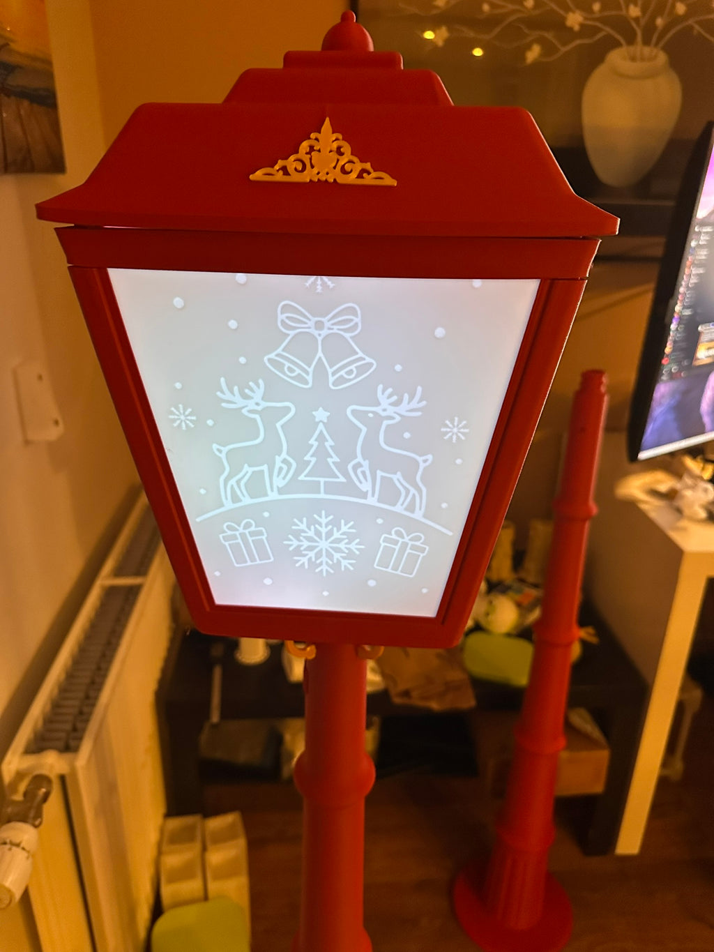 🎄 Stor 3D-printet julelanterne