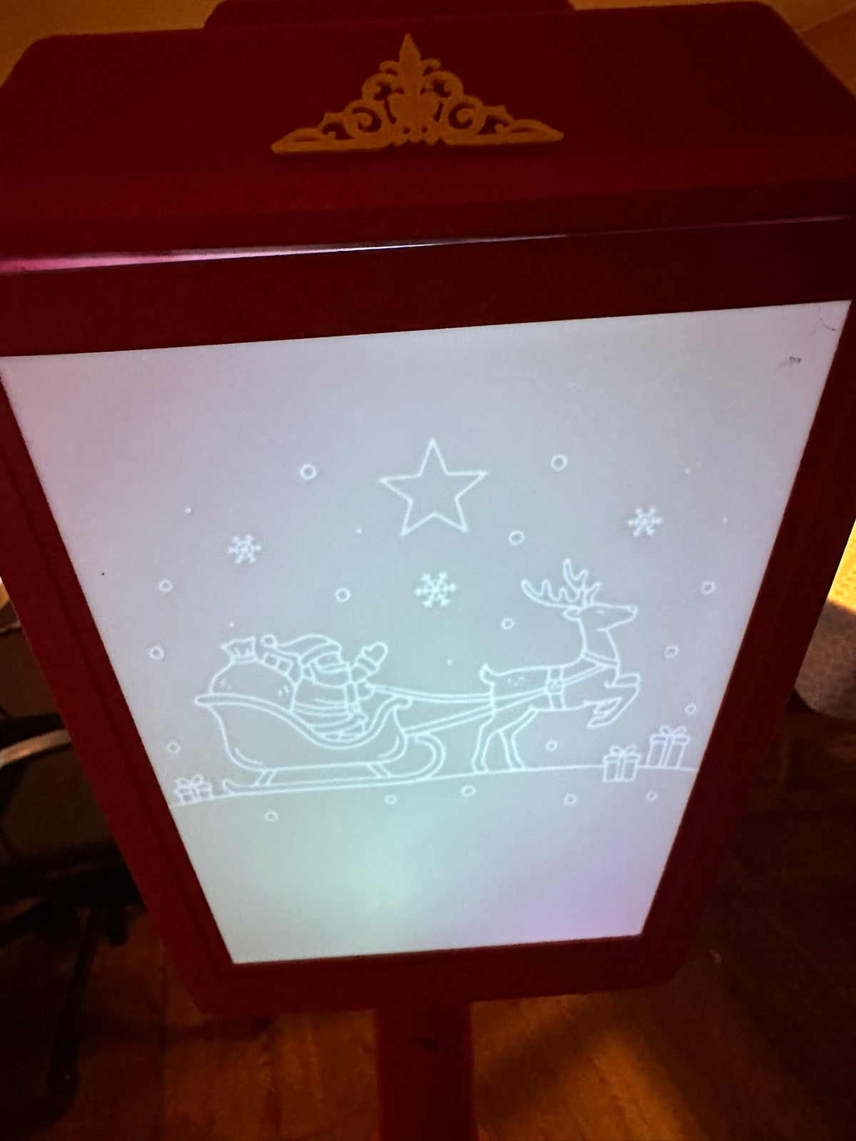 🎄 Stor 3D-printet julelanterne