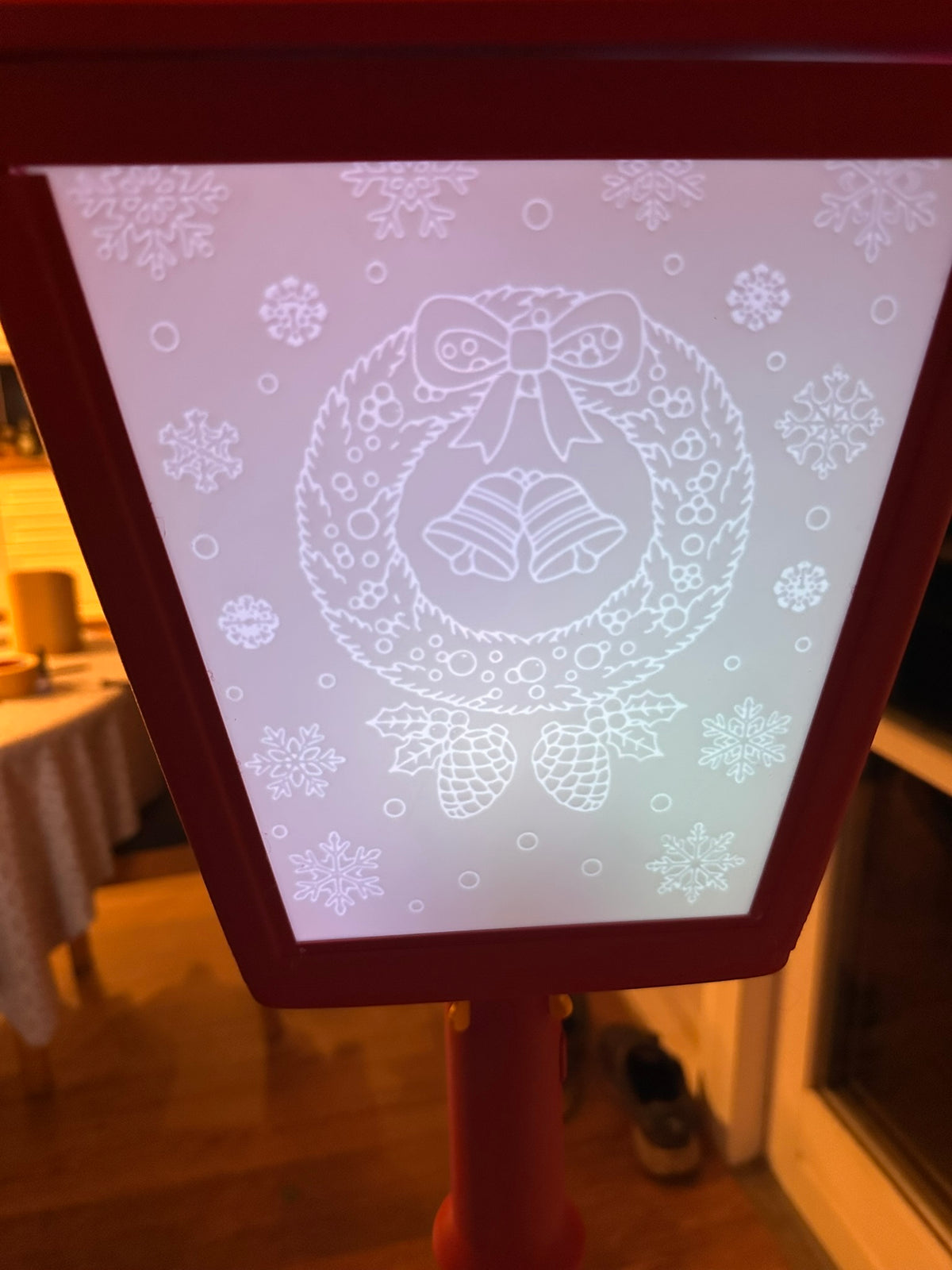 🎄 Stor 3D-printet julelanterne