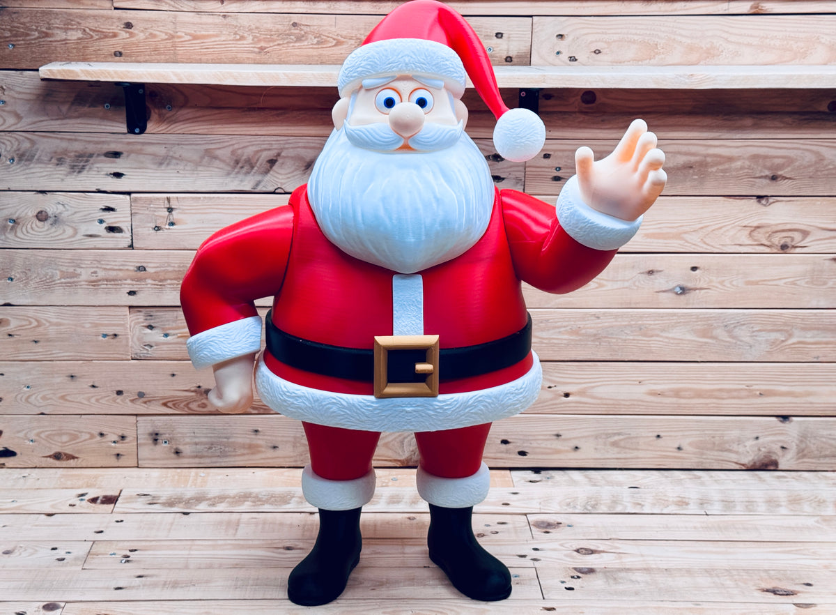 3D-printet julemand som stor juledekoration